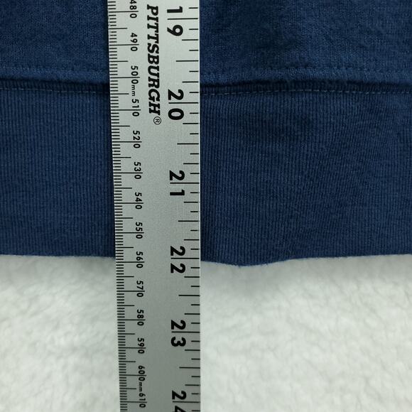 Spiritual Gangster Women's Navy Embroidered Rainbow Savasana Pullover Sweater M - Picture 10 of 11